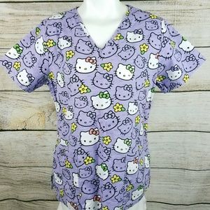 Hello Kitty Scrub Top Small